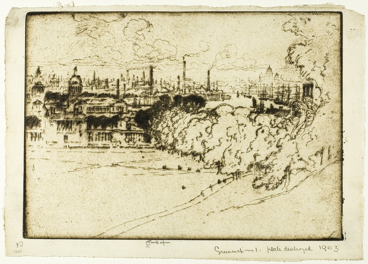 Greenwich Park, č. 1 od Joseph Pennell