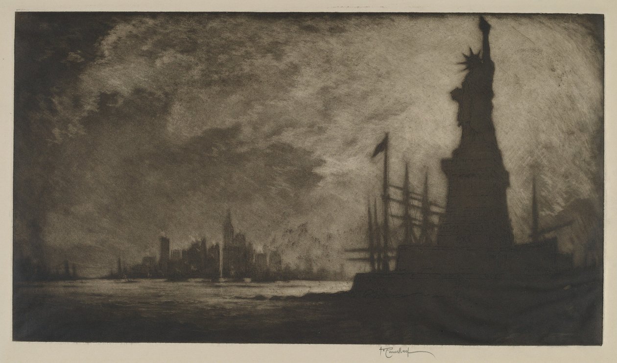Hail America, 1908. od Joseph Pennell