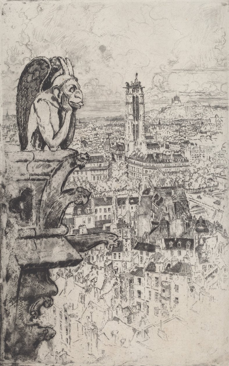 Le Stryge, 1893. od Joseph Pennell