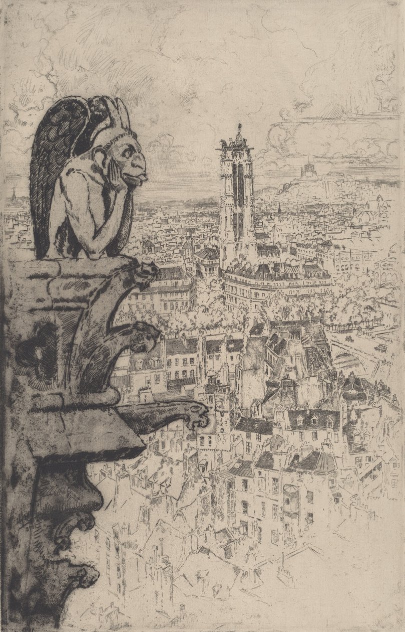 Le Stryge, 1893. od Joseph Pennell
