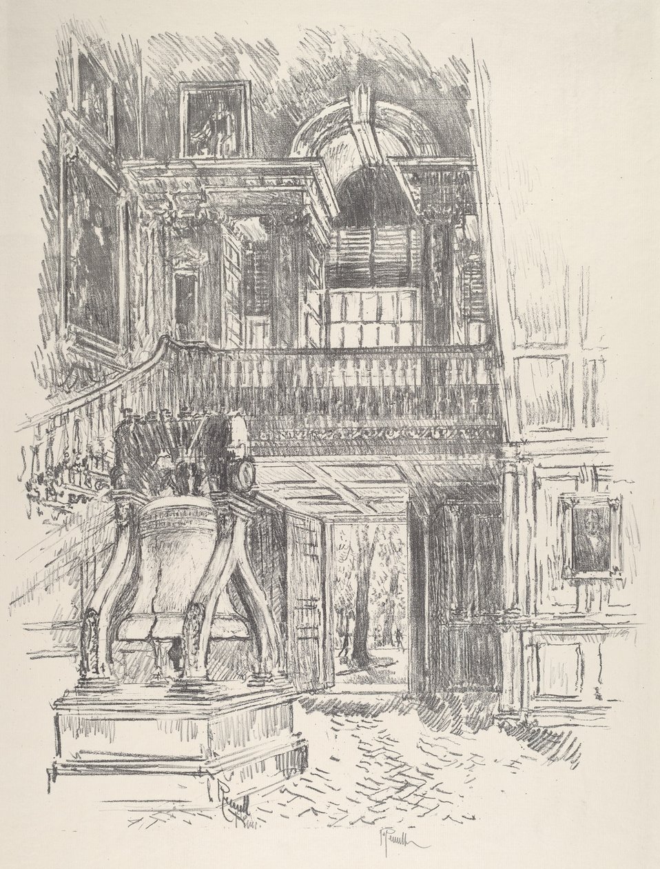Liberty Bell, 1912. od Joseph Pennell