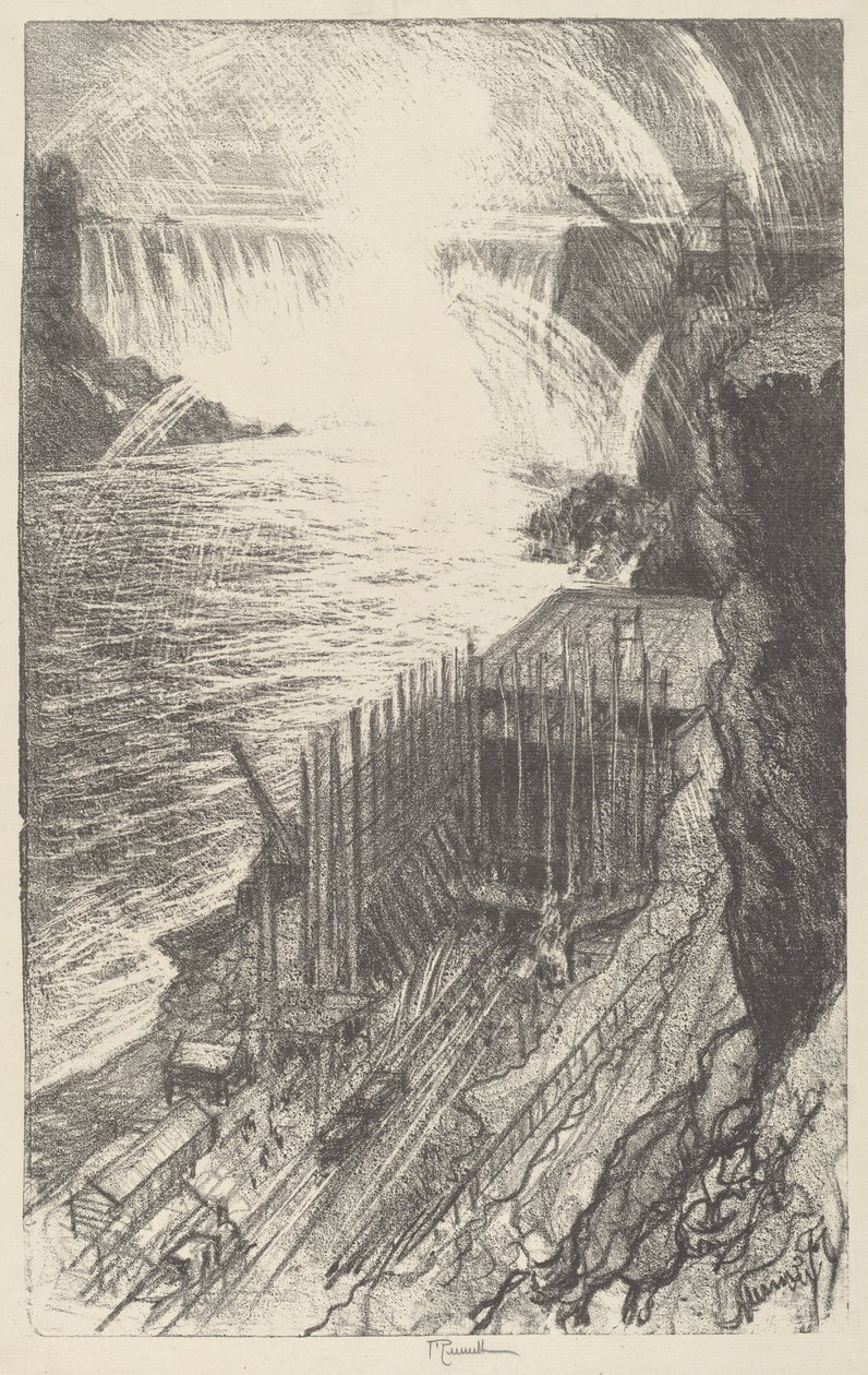 Niagara Rainbows, 1910. od Joseph Pennell