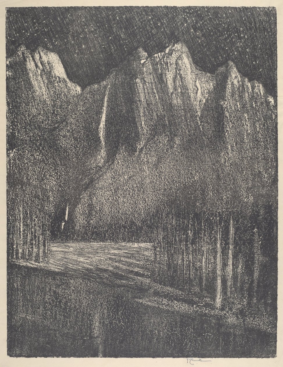 Noc v Yosemite od Joseph Pennell