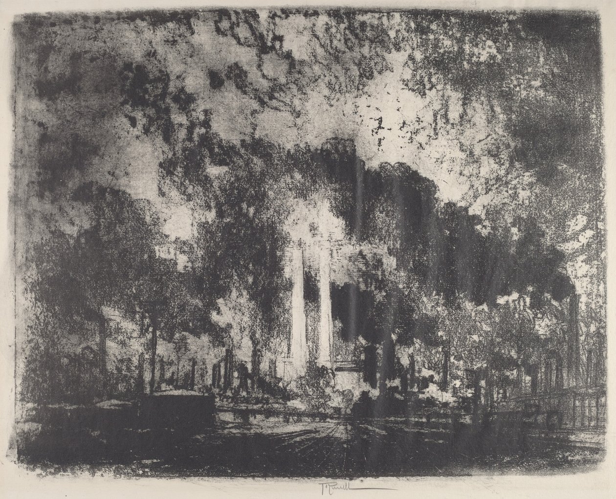 Rafinace ropy, Whiting, Indiana, 1915. od Joseph Pennell