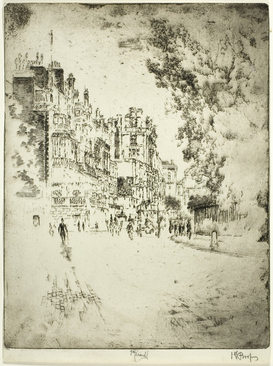 Park Lane od Joseph Pennell