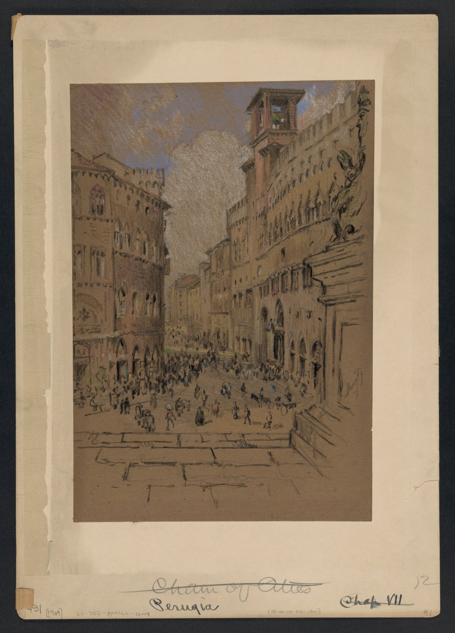 Perugia od Joseph Pennell