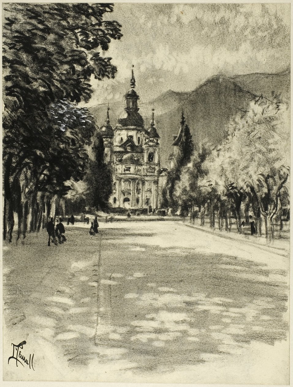 Svatý Ildefonso od Joseph Pennell