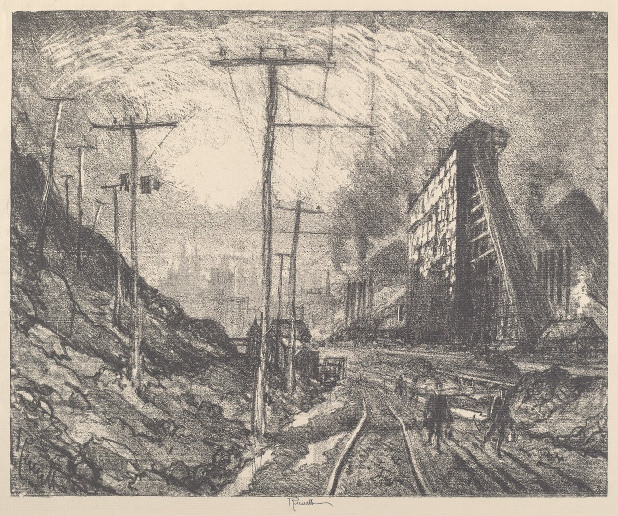 Shenandoah, 1910. od Joseph Pennell