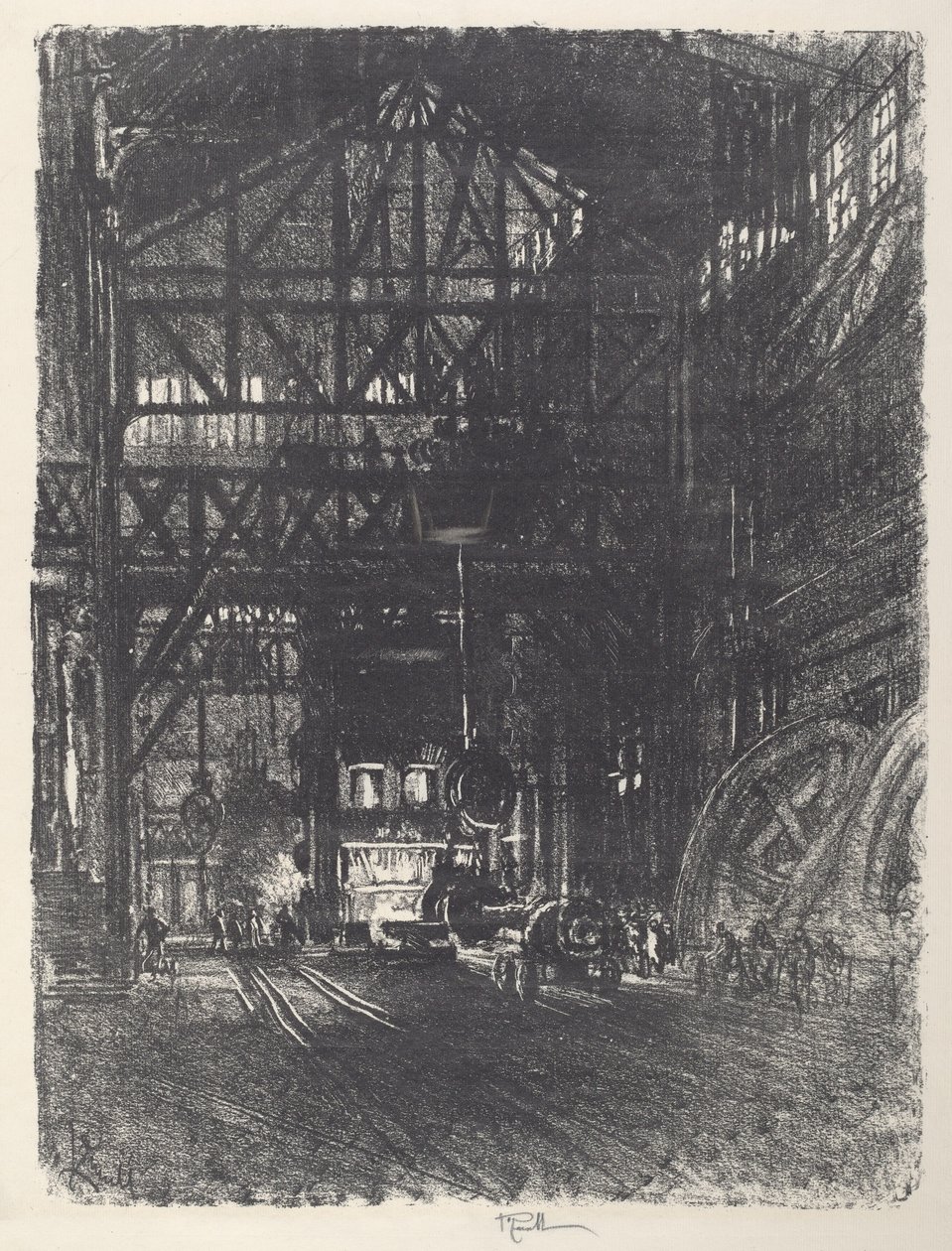 The Armour Plate Press, 1917. od Joseph Pennell