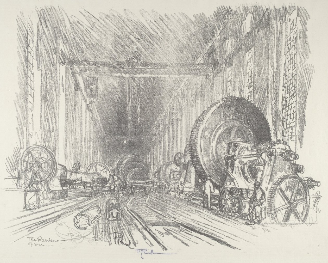 Bazilika války, 1916. od Joseph Pennell