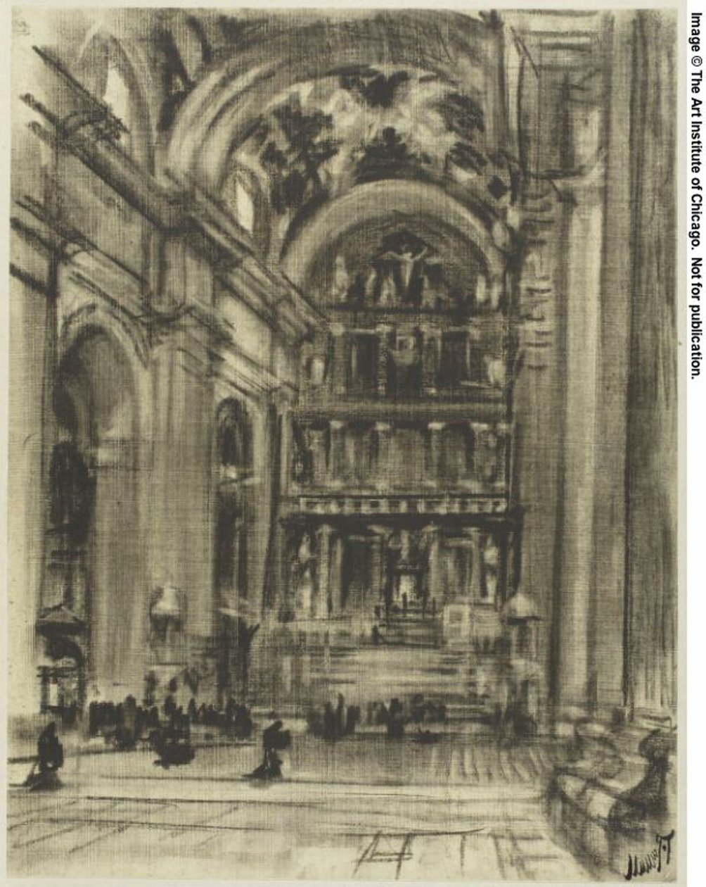 Veselé gotické kláštery, Toledo od Joseph Pennell