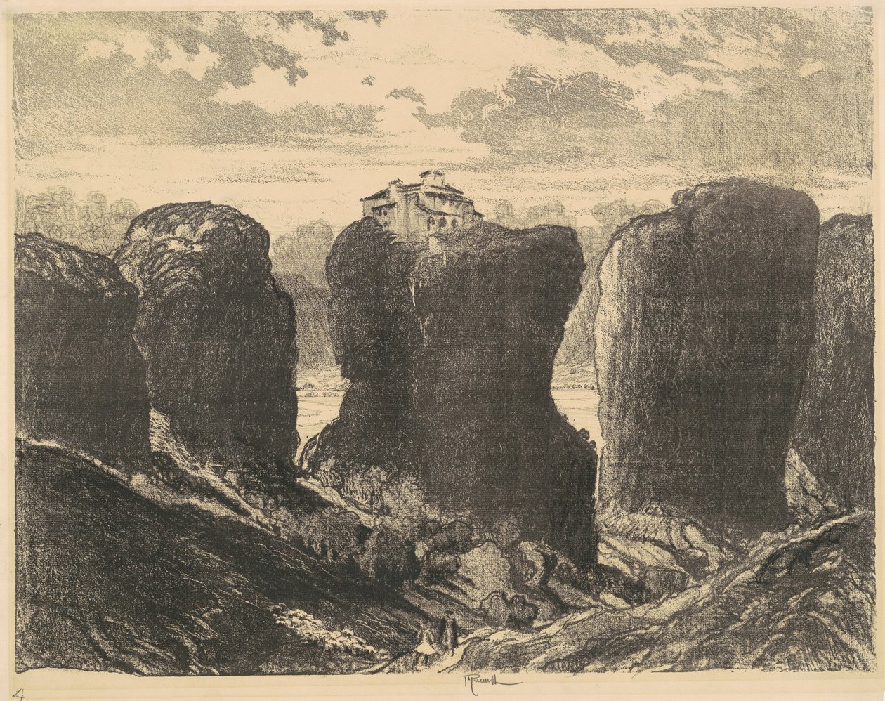 Cliffs of the Trinity od Joseph Pennell