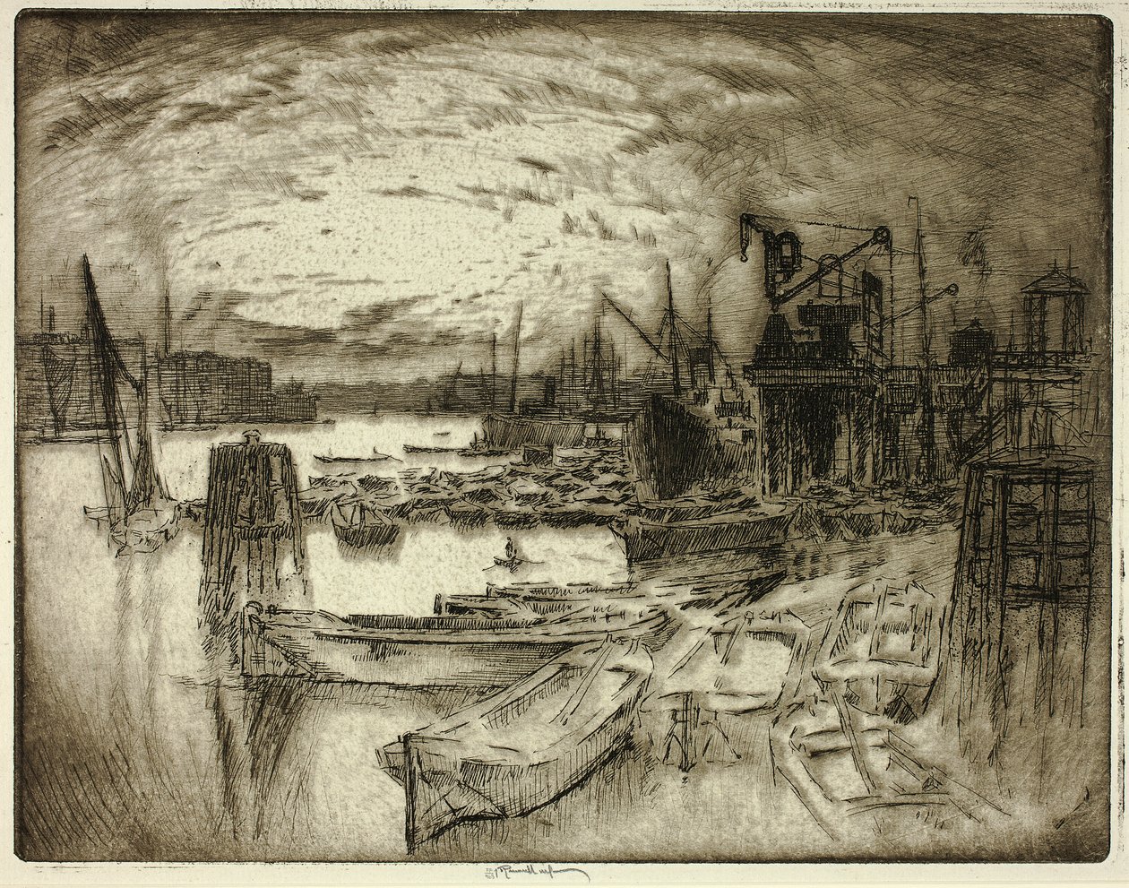 Hlava doku od Joseph Pennell