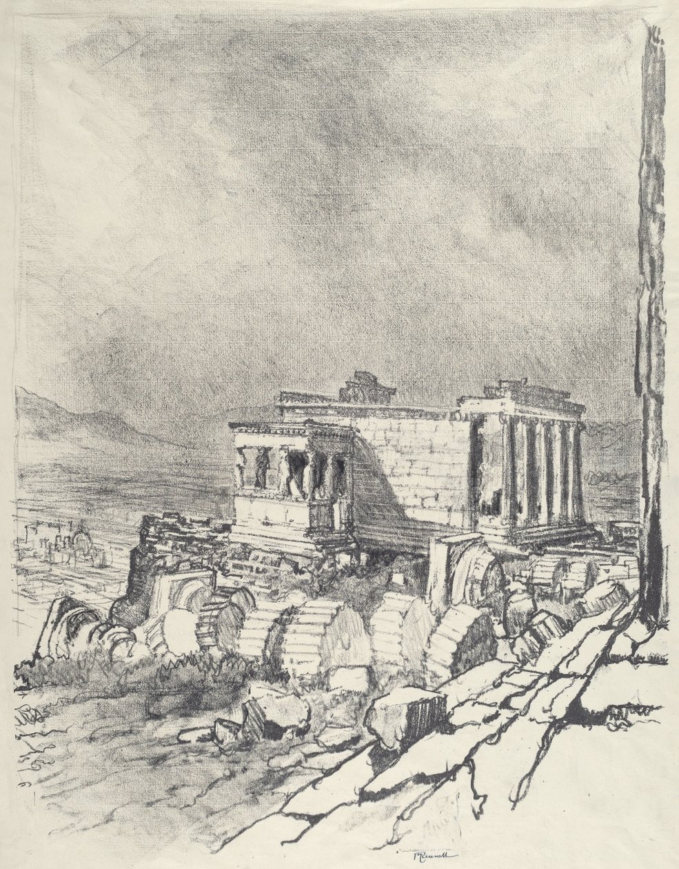 Erechtheum od Joseph Pennell