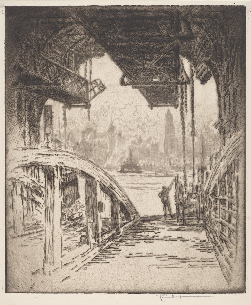 Ferry House od Joseph Pennell
