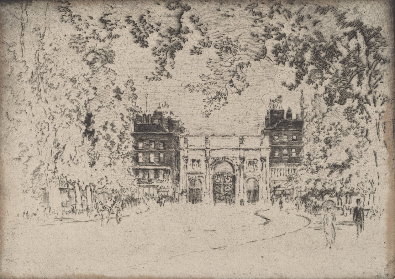 Mramorový oblouk, 1905. od Joseph Pennell