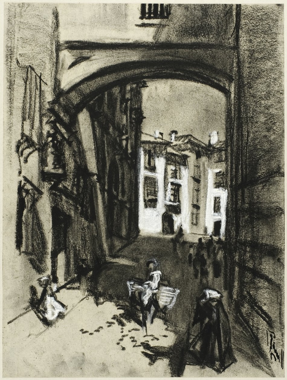 Toledo, Street of the Arch od Joseph Pennell