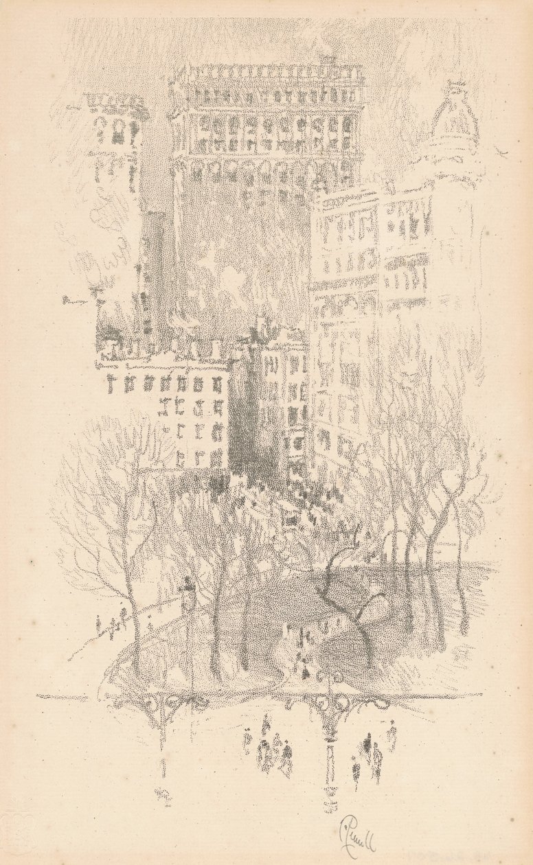 Union Square od Joseph Pennell