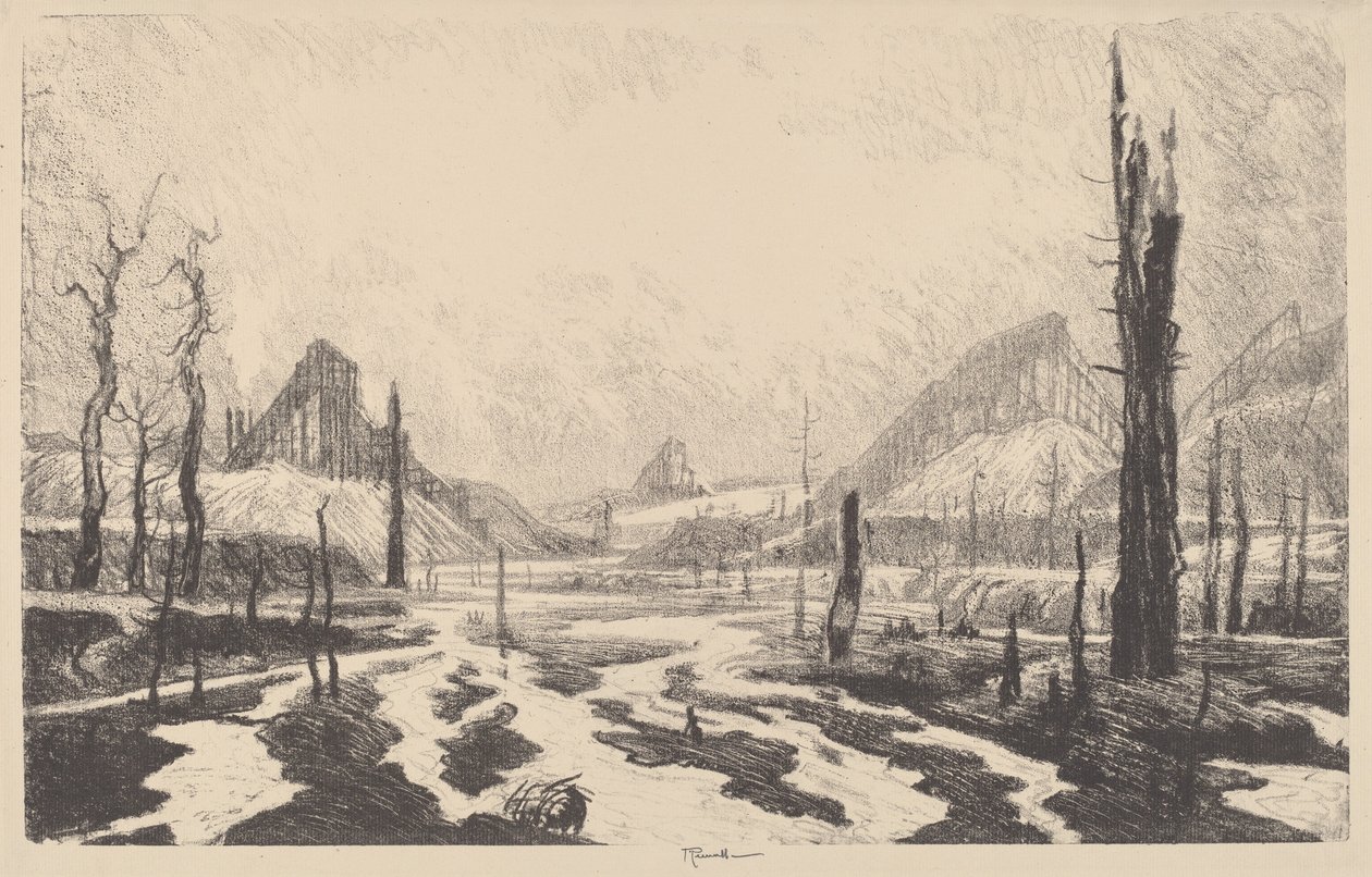 Valley of Desolation, 1910. od Joseph Pennell