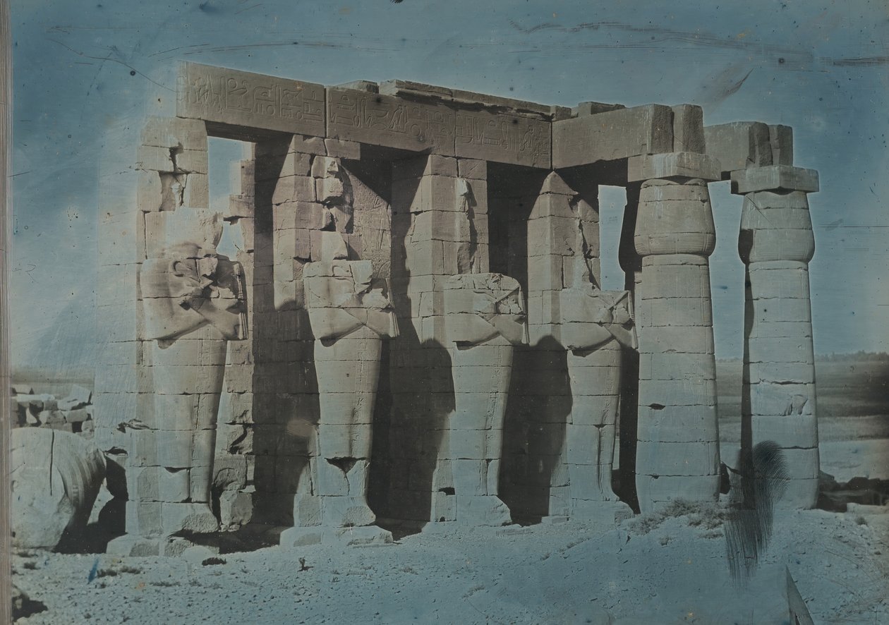 Ramesseum, Théby, 1844. od Joseph Philibert Girault De Prangey