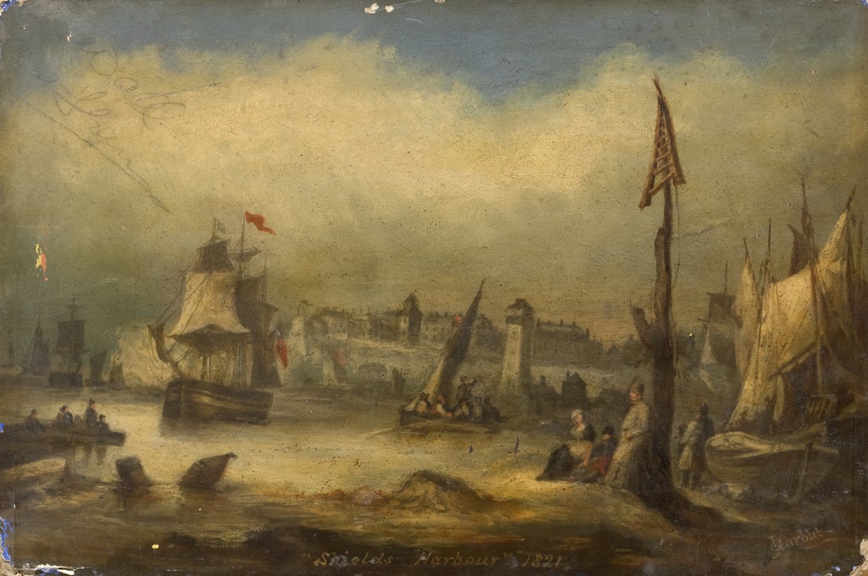 Přístav Shields 1821 od Joseph 