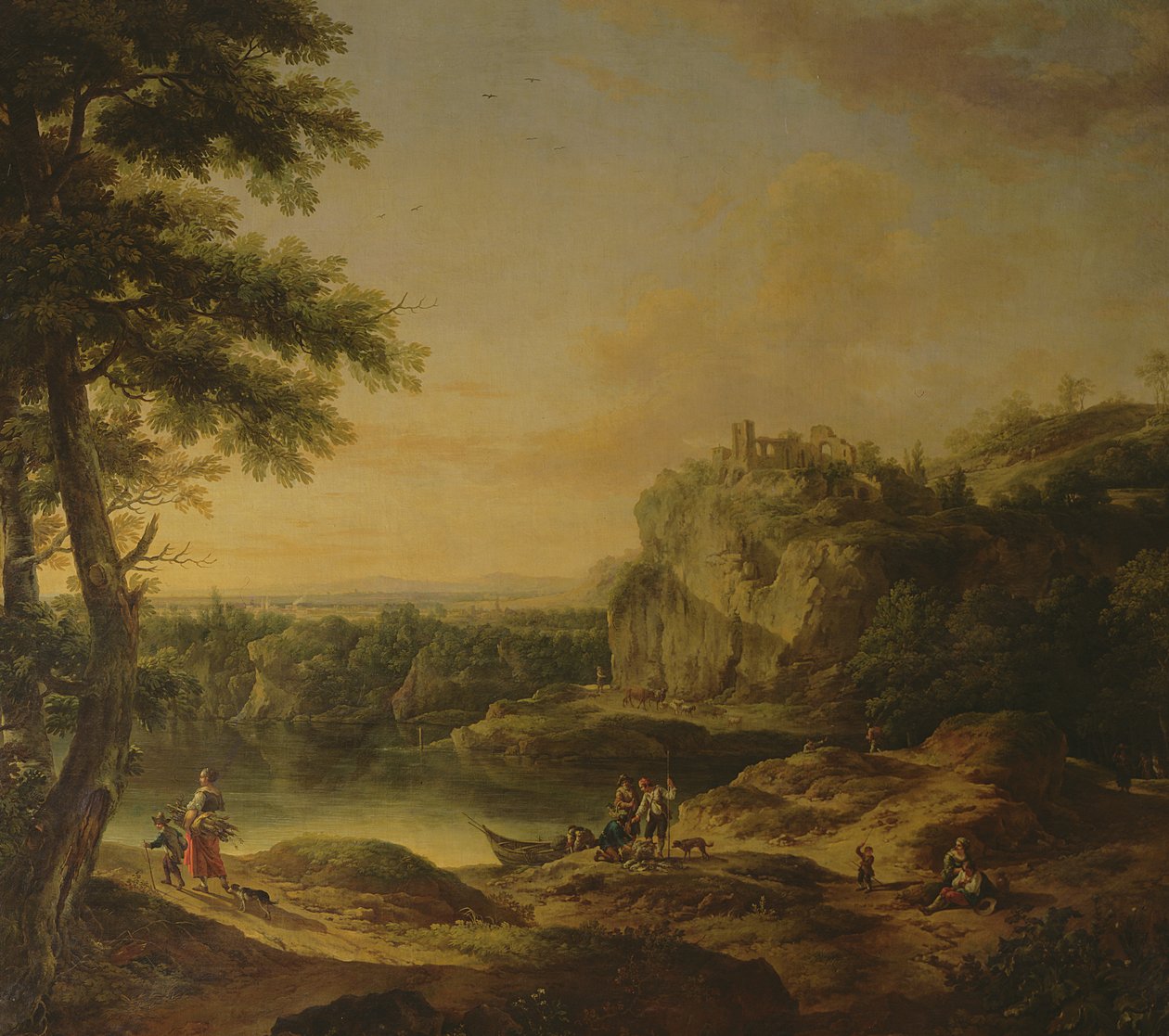 Krajinná scéna, od Joseph Rosa or Roos