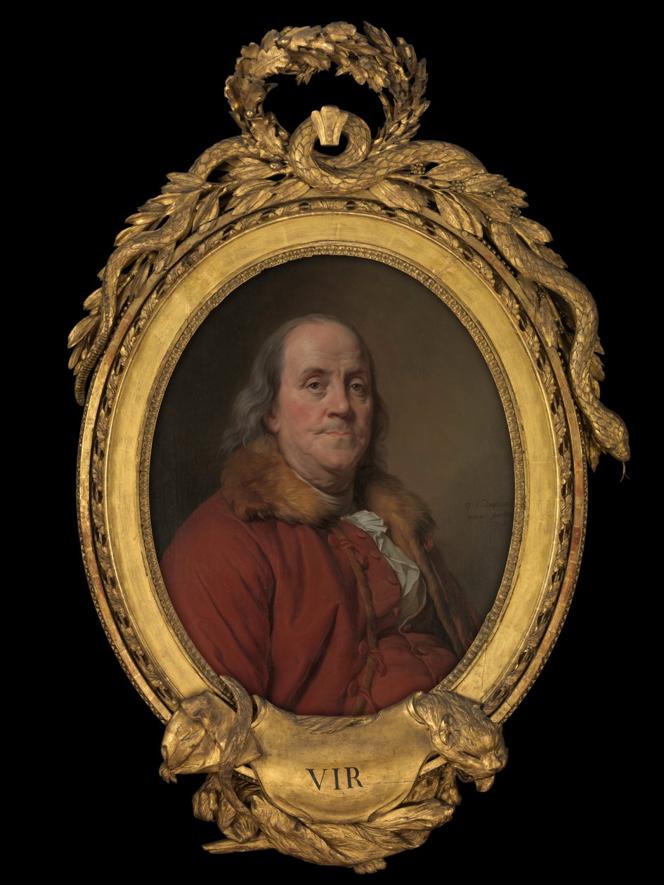 Benjamin Franklin od Joseph Siffred Duplessis