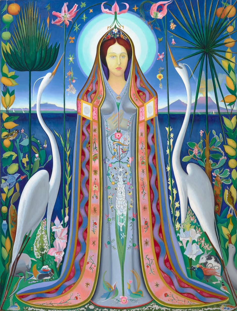 Purissima 1927 (olej na plátně) od Joseph Stella