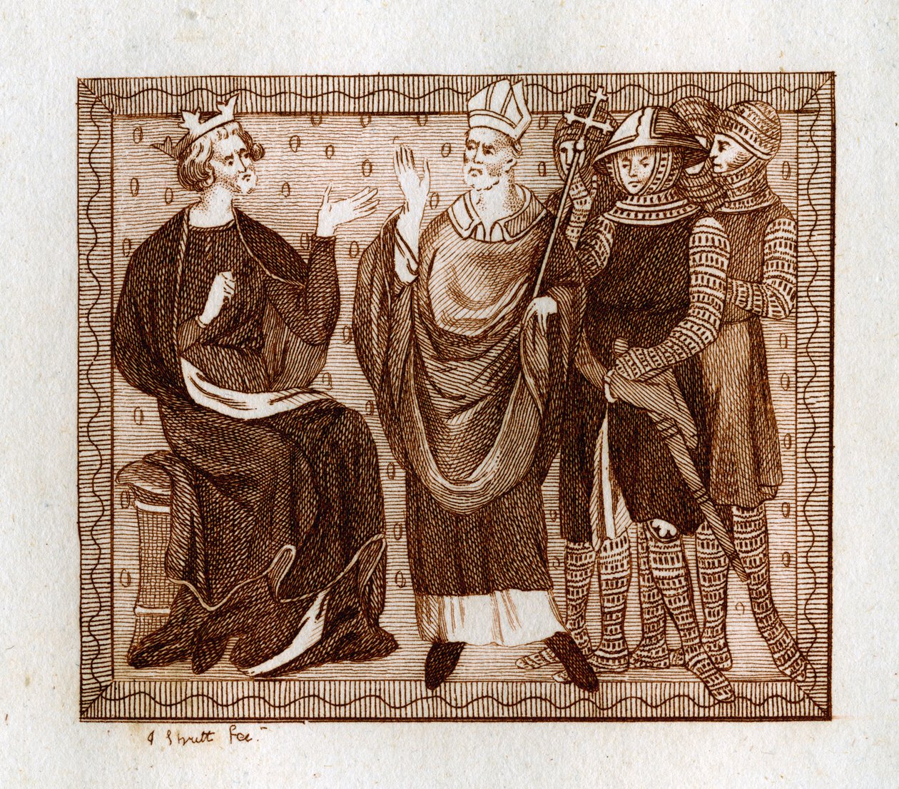 Život Thomase Becketa, 1801. od Joseph Strutt