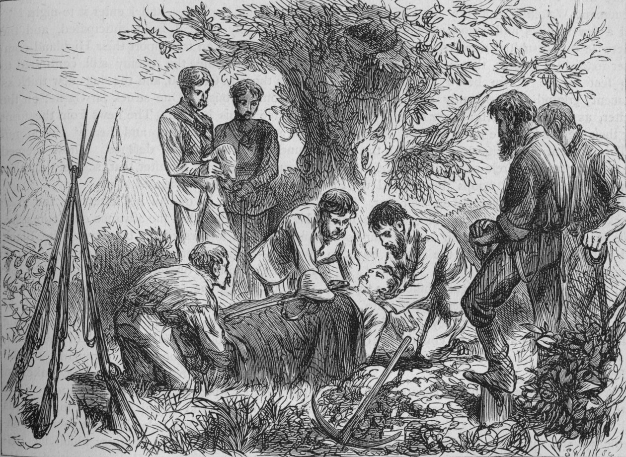 Eyreův pohřeb, c1880 od Joseph Swain