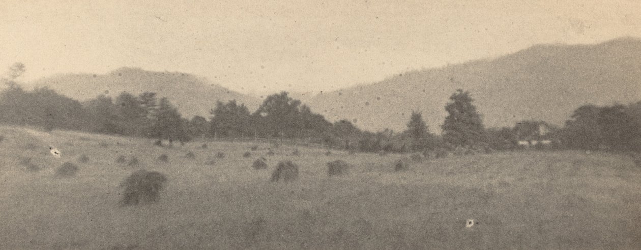 Krajina se stromy a horami od Joseph T. Keiley