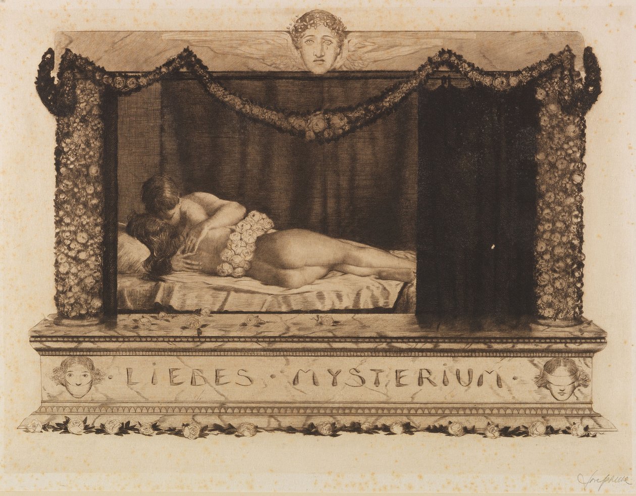 Ein Liebesmysterium, 1913. od Joseph Uhl