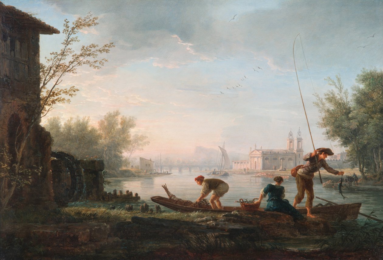 Čtyři denní doby: Ráno od Joseph Vernet