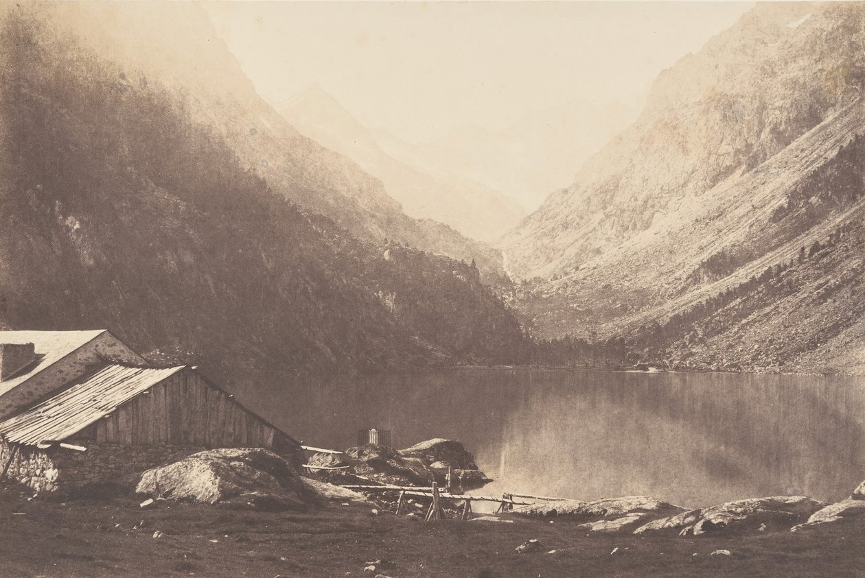 Jezero Gaube, Cauterets, 1853. od Joseph Vigier