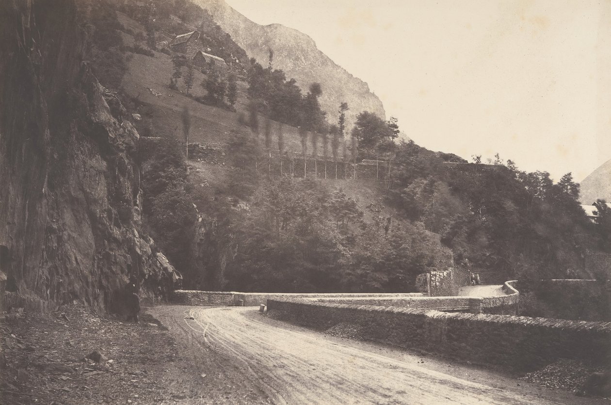 Cesta z Pierrefitte do Luz St Sauveur, 1853. od Joseph Vigier