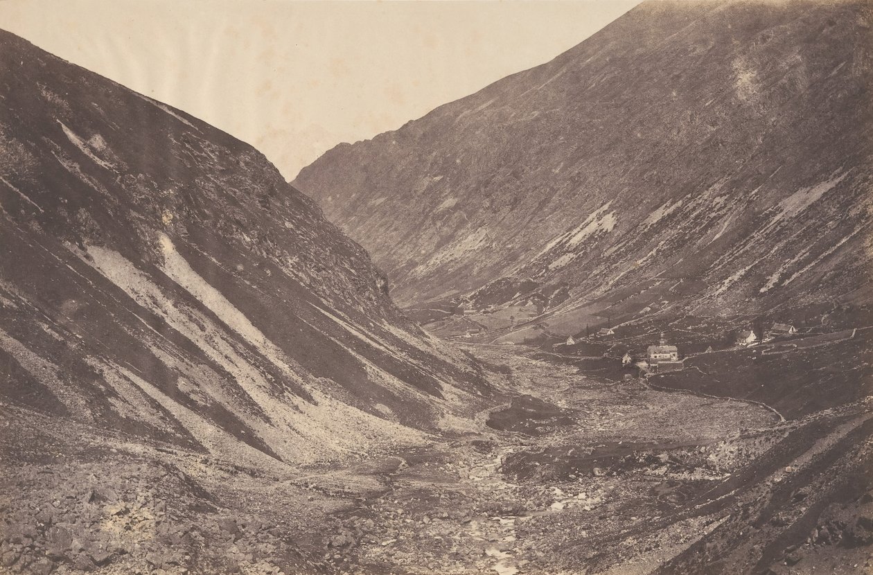 Údolí a kaple Héas, St-Sauveur, 1853. od Joseph Vigier