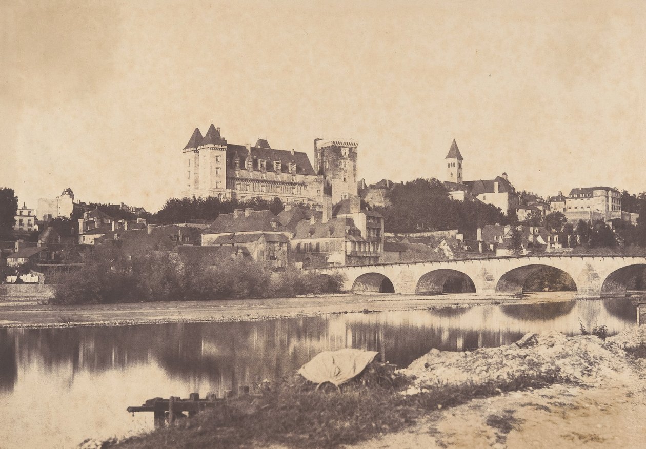 Pohled na Chateau de Pau, 1853. od Joseph Vigier
