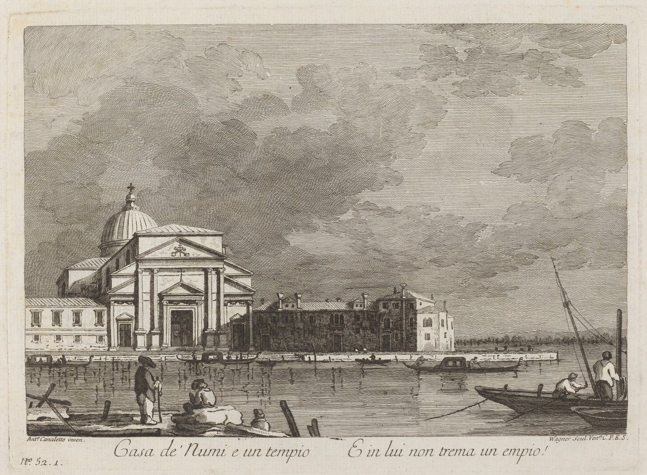 Dům Numi od Joseph Wagner after Canaletto