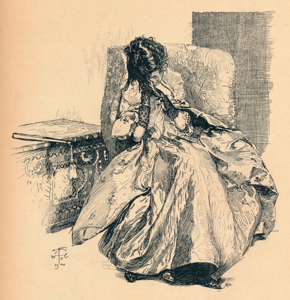A Reverie, c1900 od Joseph Walter West