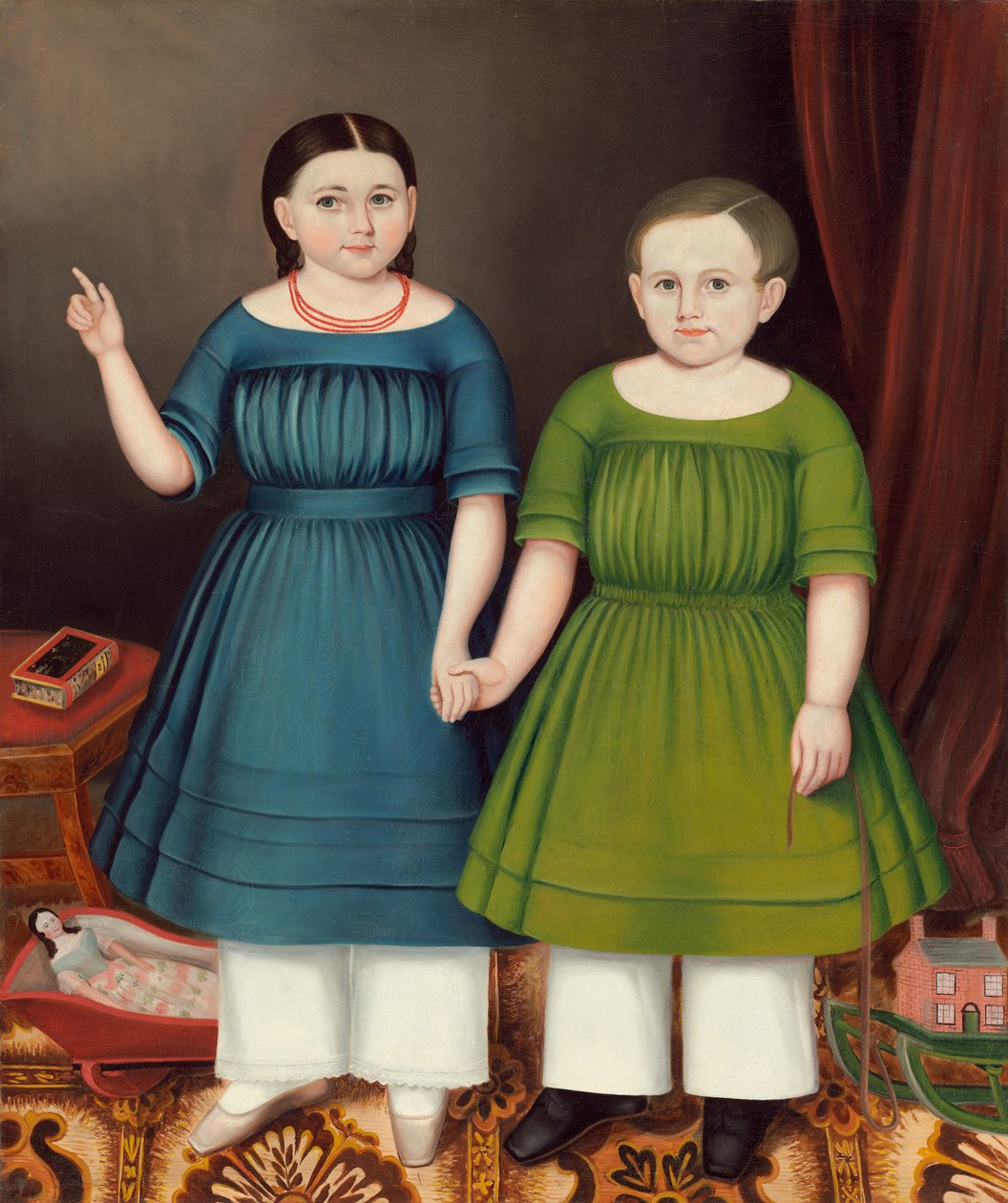 Mary a Francis Wilcoxové, 1845. od Joseph Whiting Stock