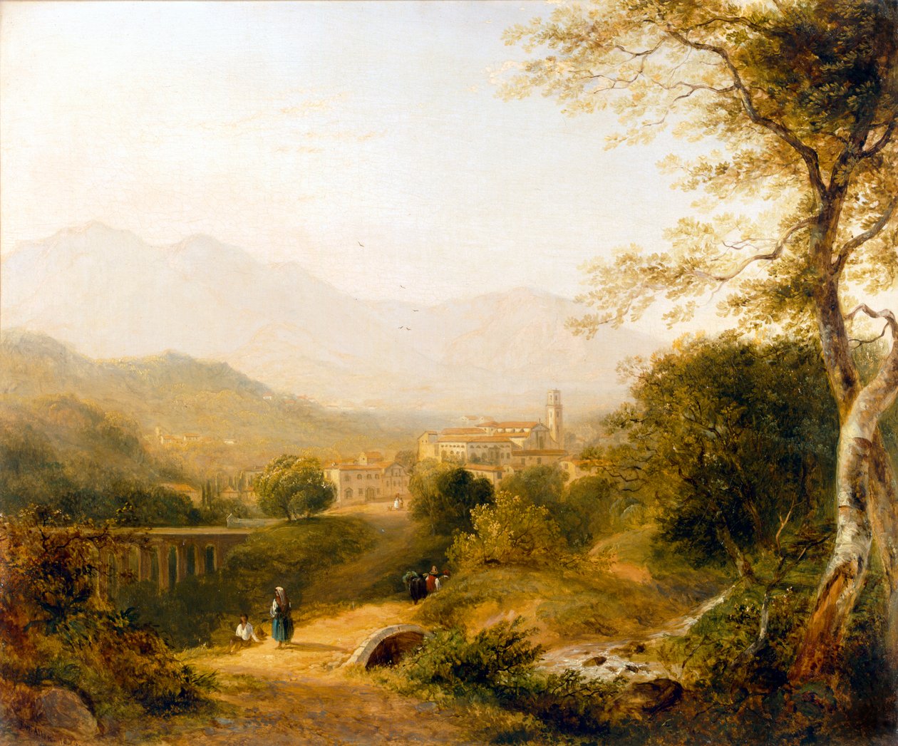 Italská krajina, 1839. od Joseph William Allen
