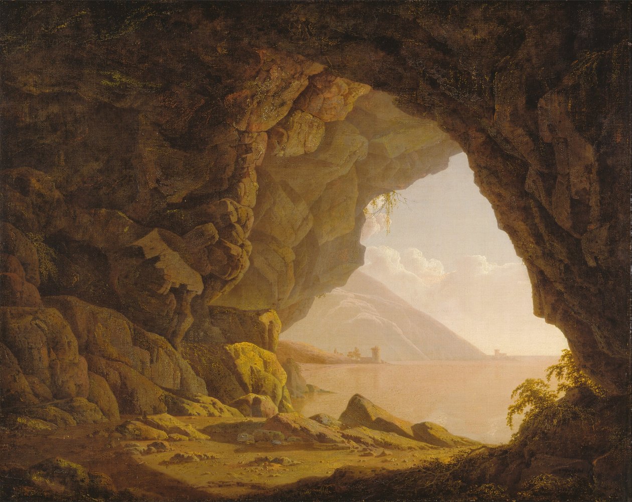 Jeskyně u Neapole od Joseph Wright of Derby