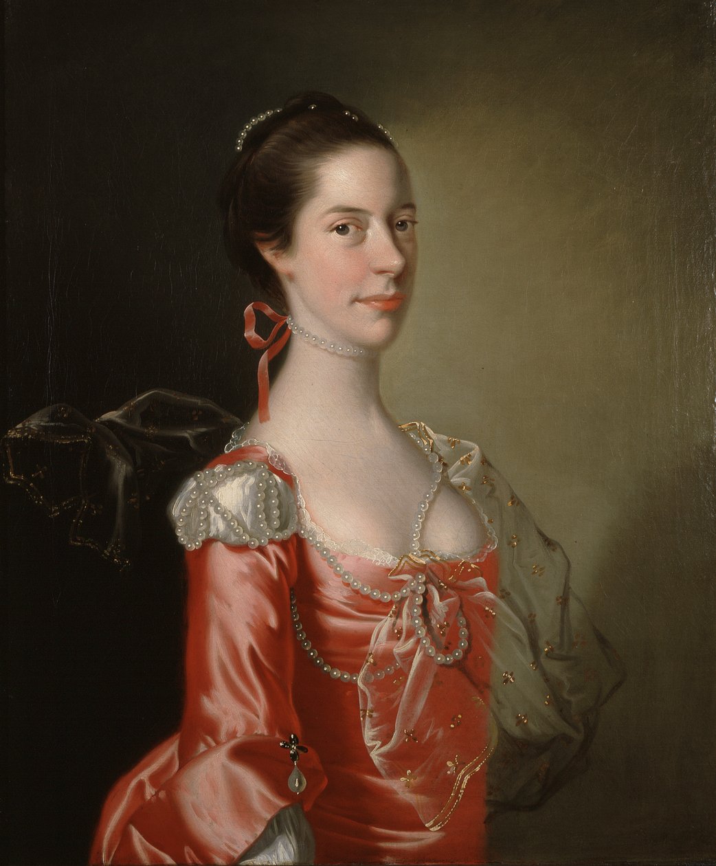 Portrét dámy od Joseph Wright of Derby