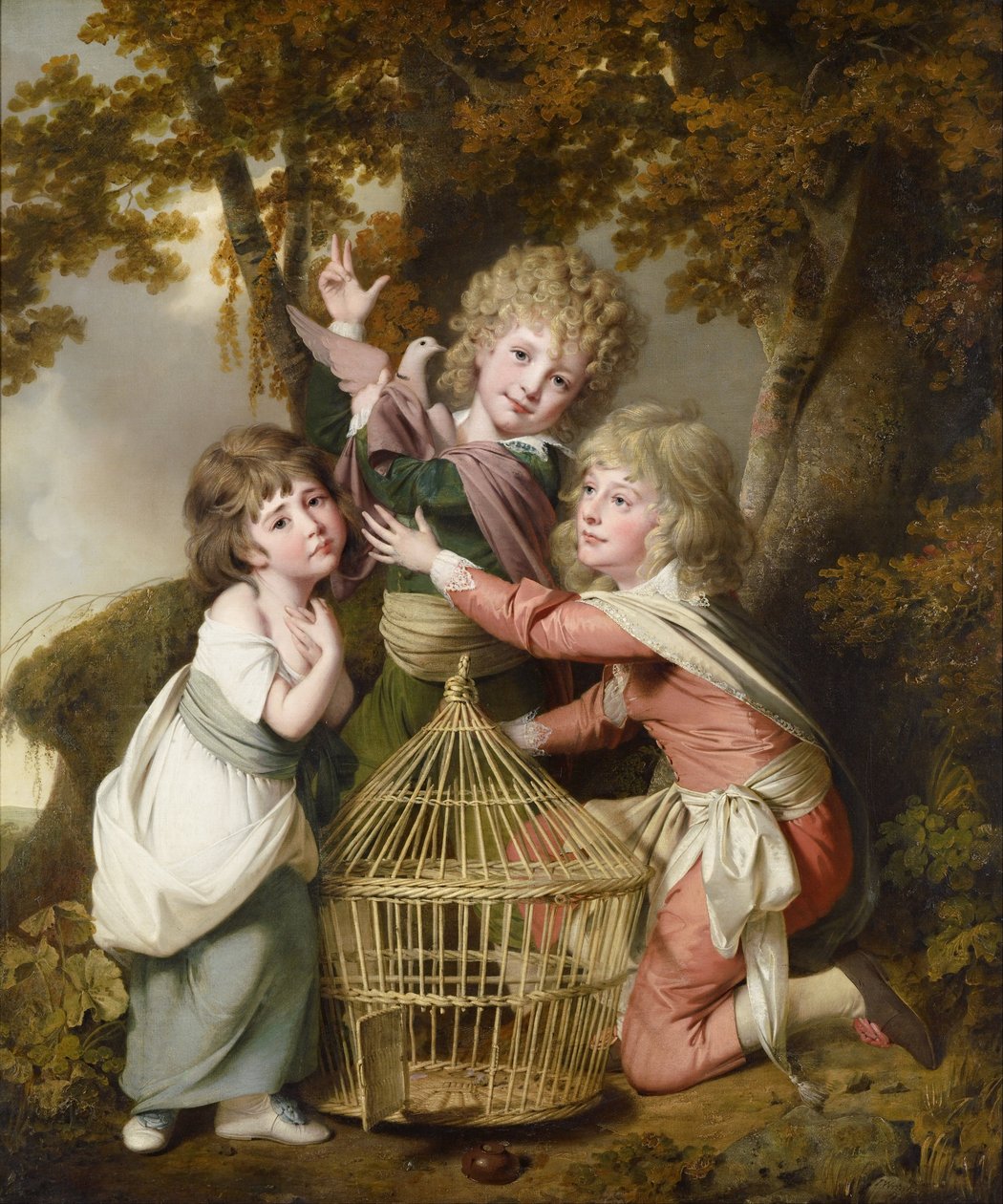 Synnotovy děti od Joseph Wright of Derby