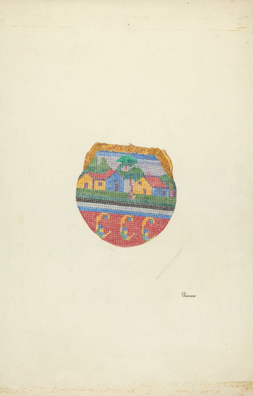 Korálková peněženka, c. 1937. od Josephine C. Romano