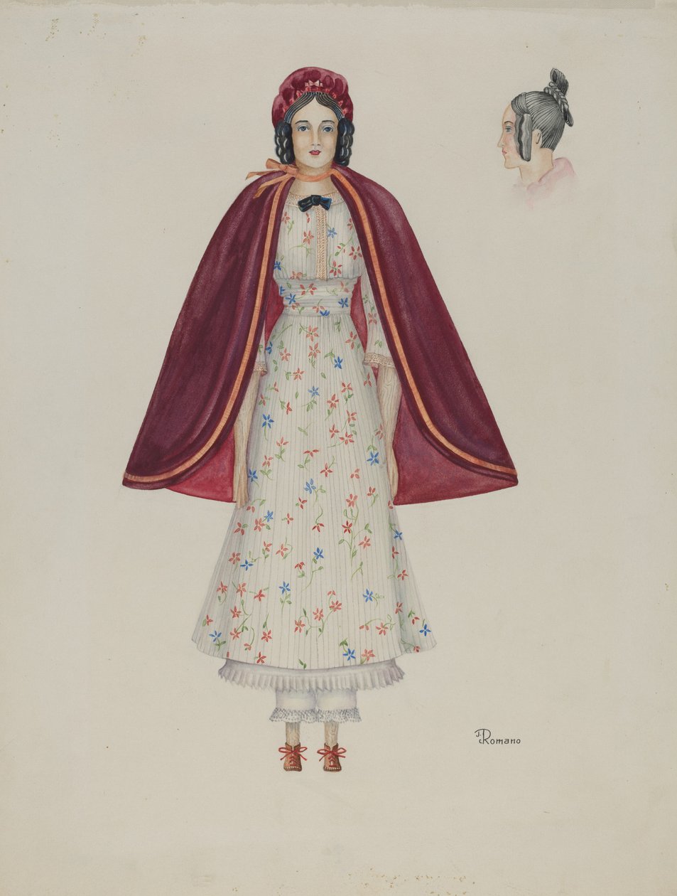 Panenka - Narcissa Savery, c. 1937. od Josephine C. Romano