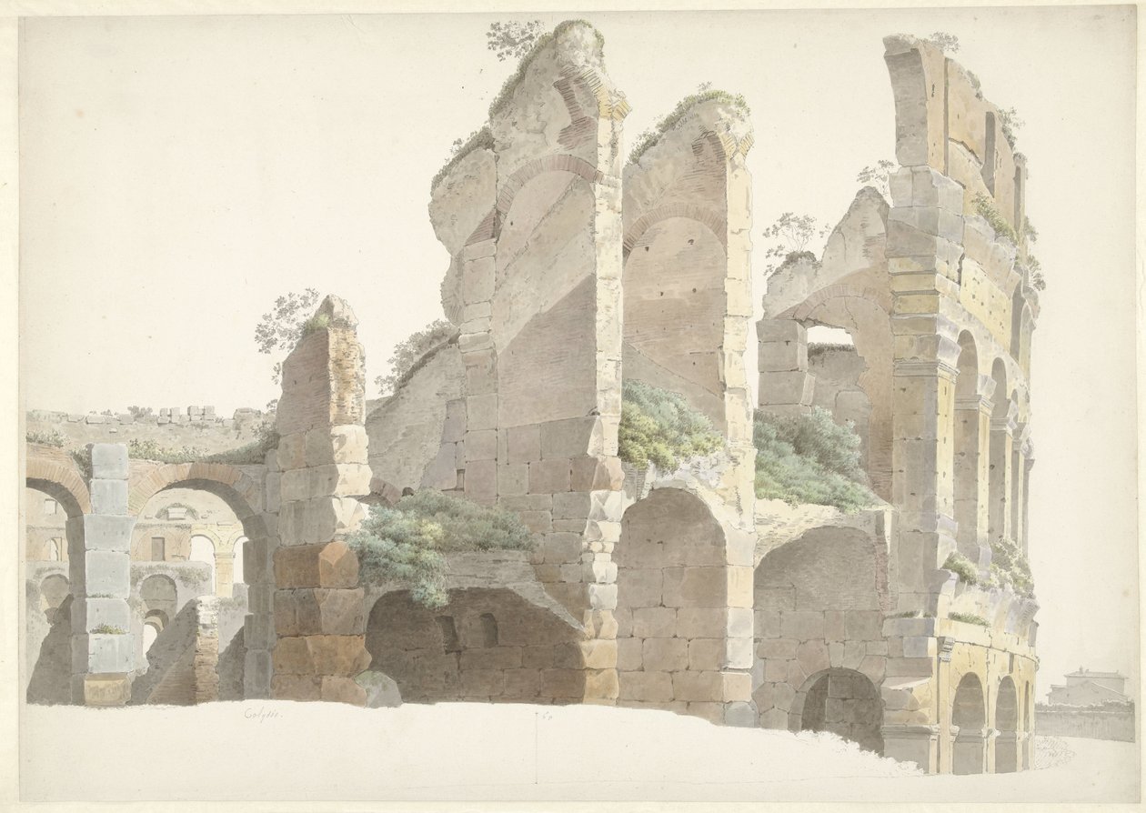 Koloseum v Římě od Josephus Augustus Knip