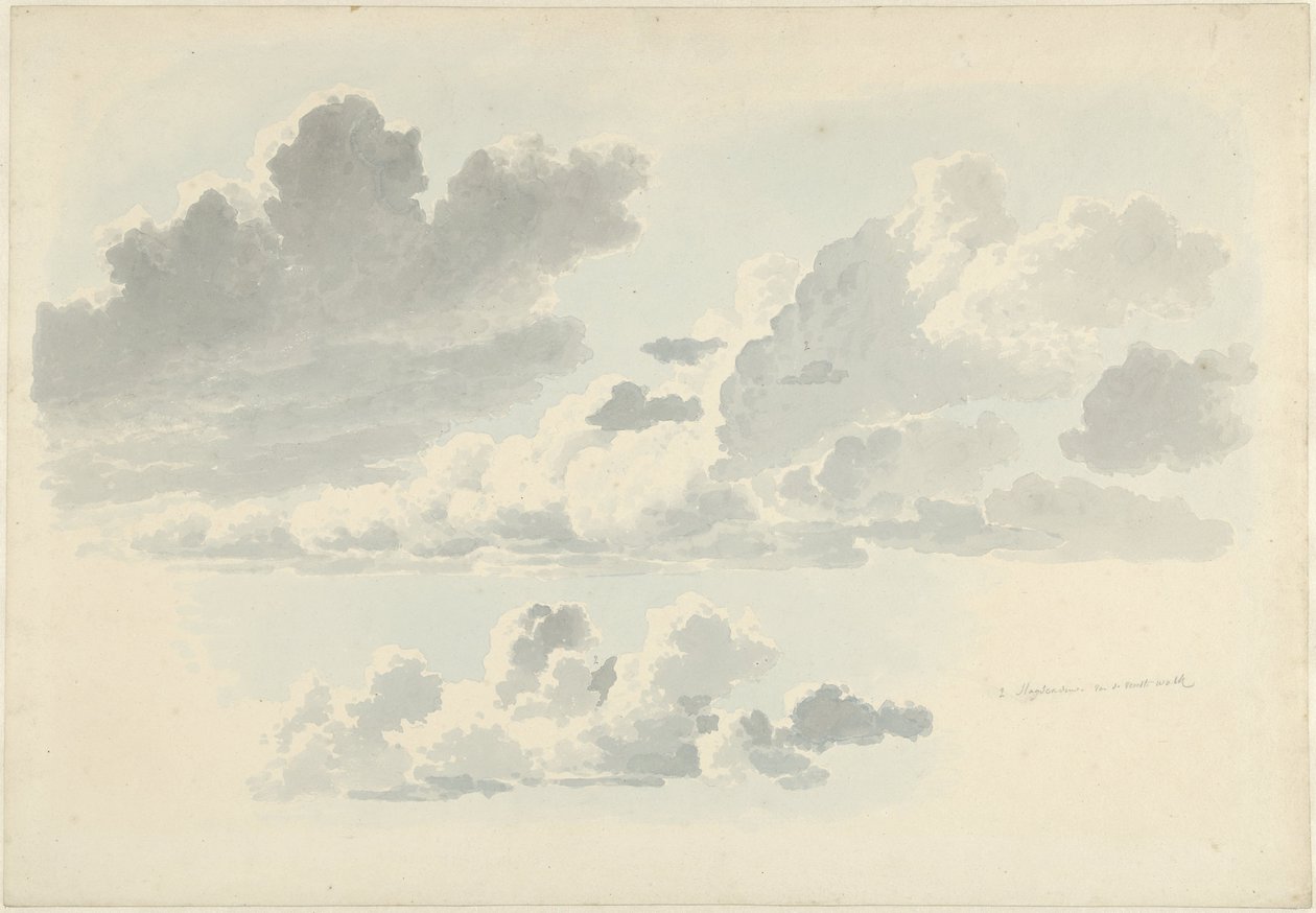 Cloudové studie od Josephus Augustus Knip