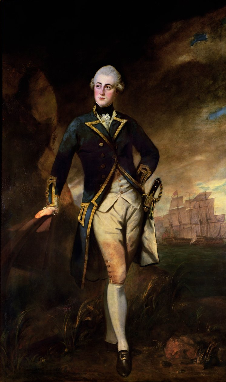 Kapitán Lord Robert Manners, 1782 od Joshua Reynolds