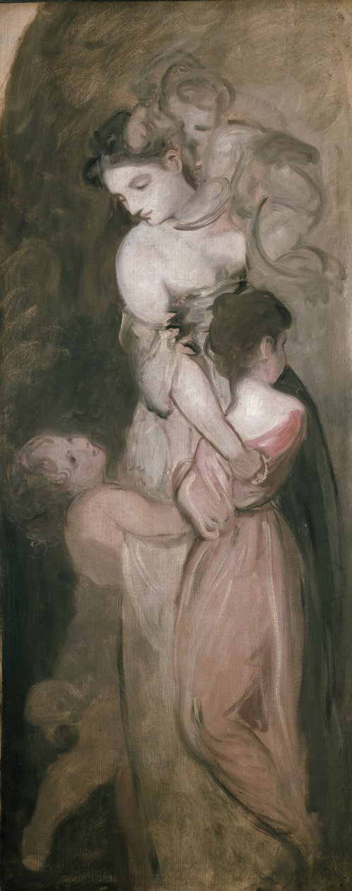 Charita, 18. století od Joshua Reynolds